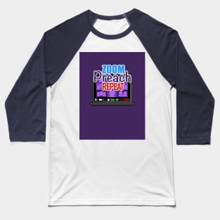 JW Zoom Preach Repeat Baseball T-Shirt